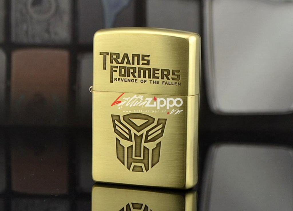 Bật lửa Zippo chính hãng đồng khắc Transformers