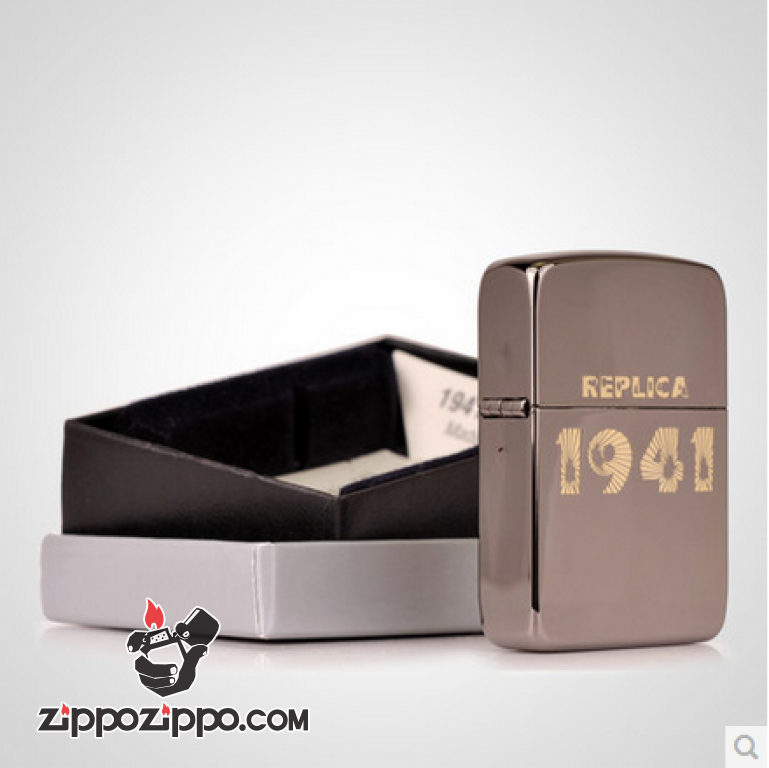 Bật lửa Zippo đen phiên bản 1941 Replica
