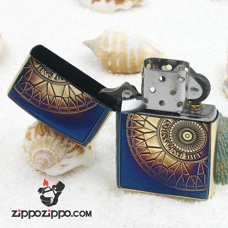 Bật lửa Zippo Đồng khắc hình la bàn