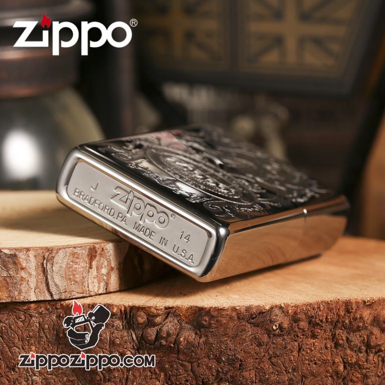 Bật lửa Zippo phiên bản Original khắc hình vương miệng