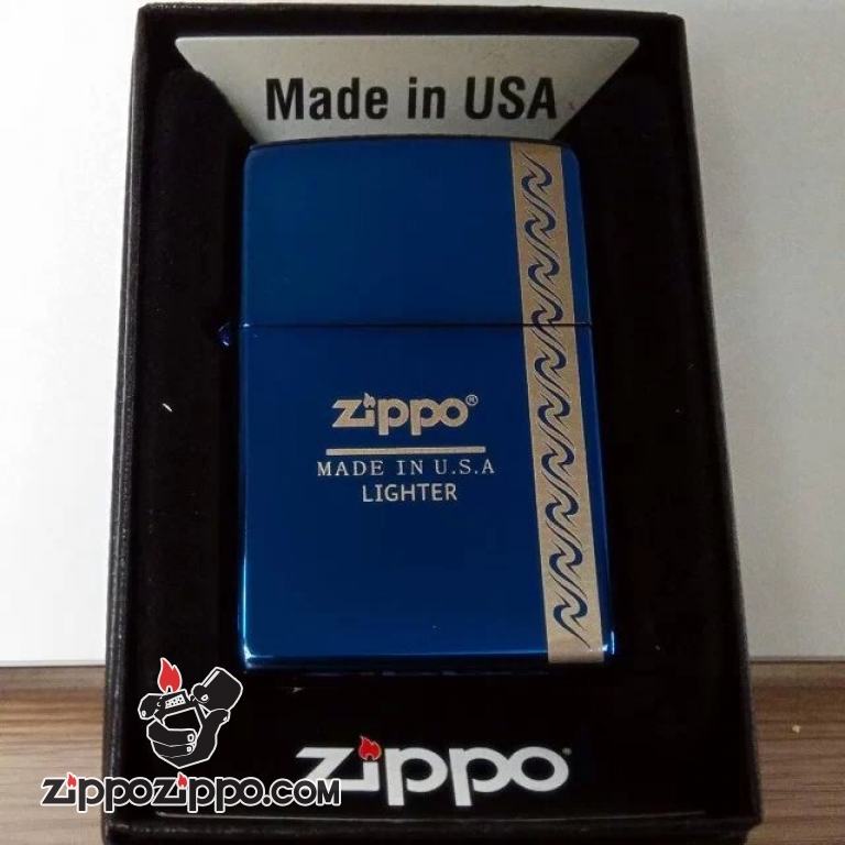 Bật lửa Zippo phiên bản Original khắc hoa văn dọc bên