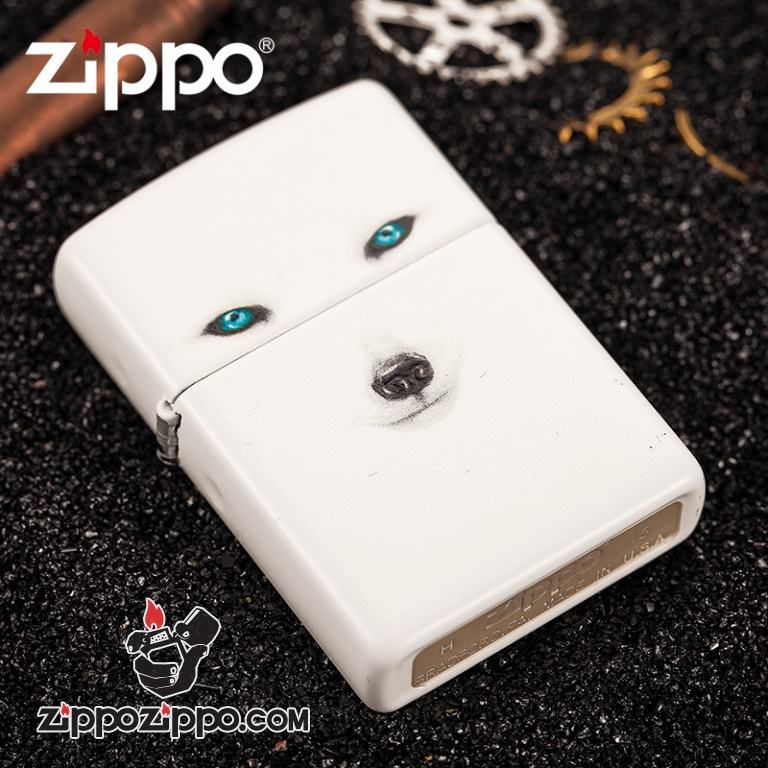 Bật lửa Zippo phiên bản Genuine trắng