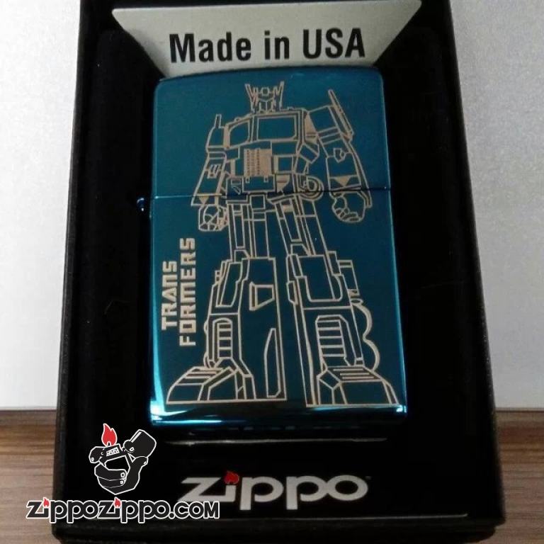 Bật lửa Zippo phiên bản Original in hình Transformers