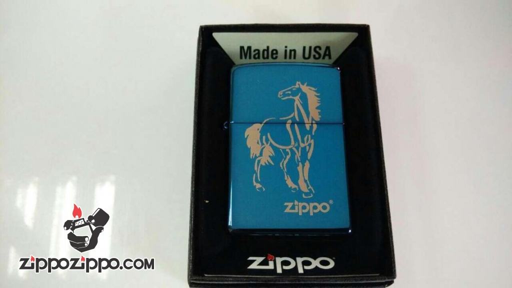 Bật lửa Zippo phiên bản Original in hình ngựa
