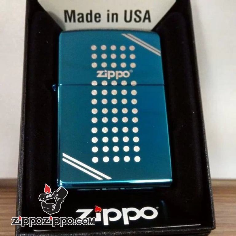 Bật lửa Zippo phiên bản Original in hoa văn chấm bi