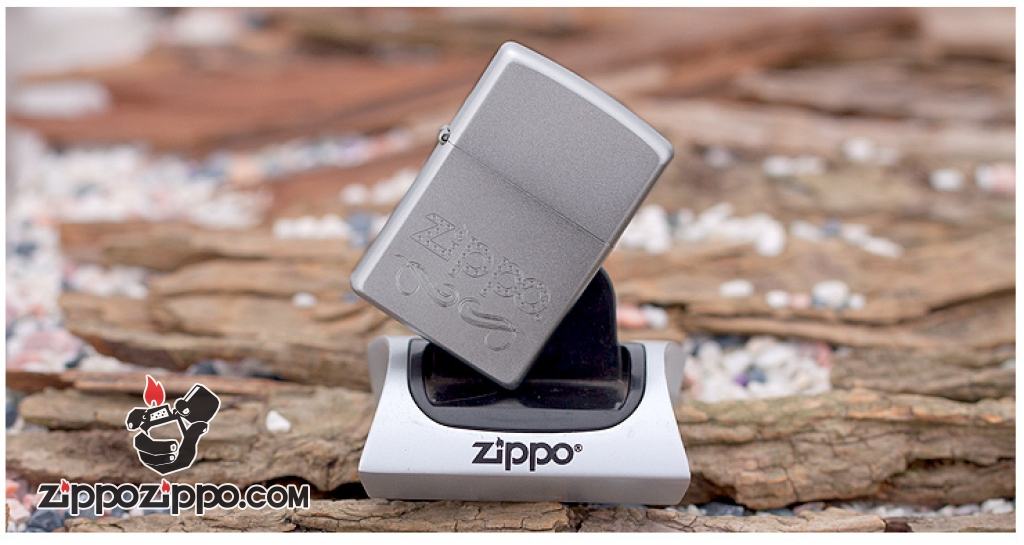 Bật lửa Zippo phiên bản Crom Zippo Logo