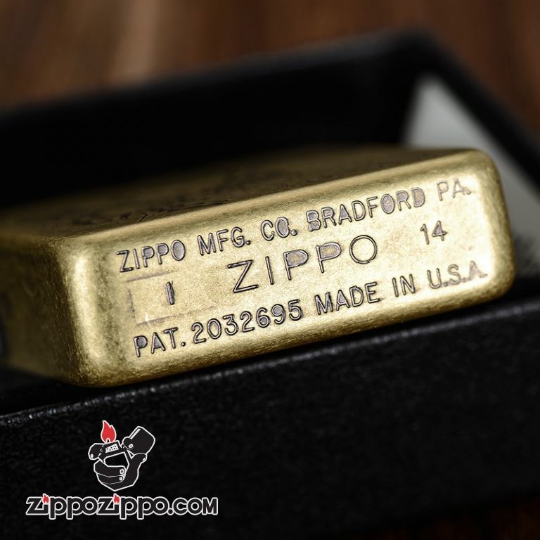 Bật lửa Zippo phiên bản 1941 khắc đồng người lính
