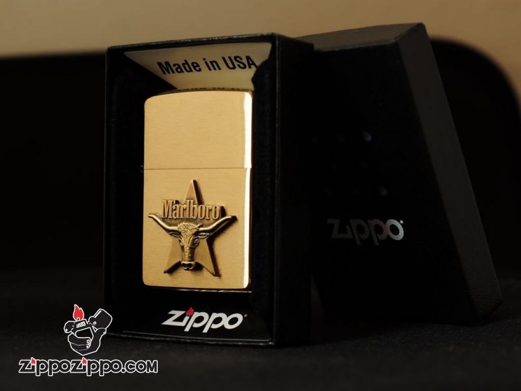 Bật lửa Zippo phiên bản Marlboro Bull Bull Giới Hạn
