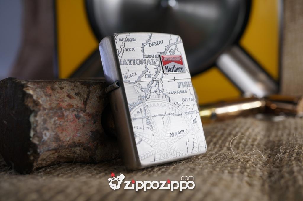 Zippo Malboro La Bàn đỏ