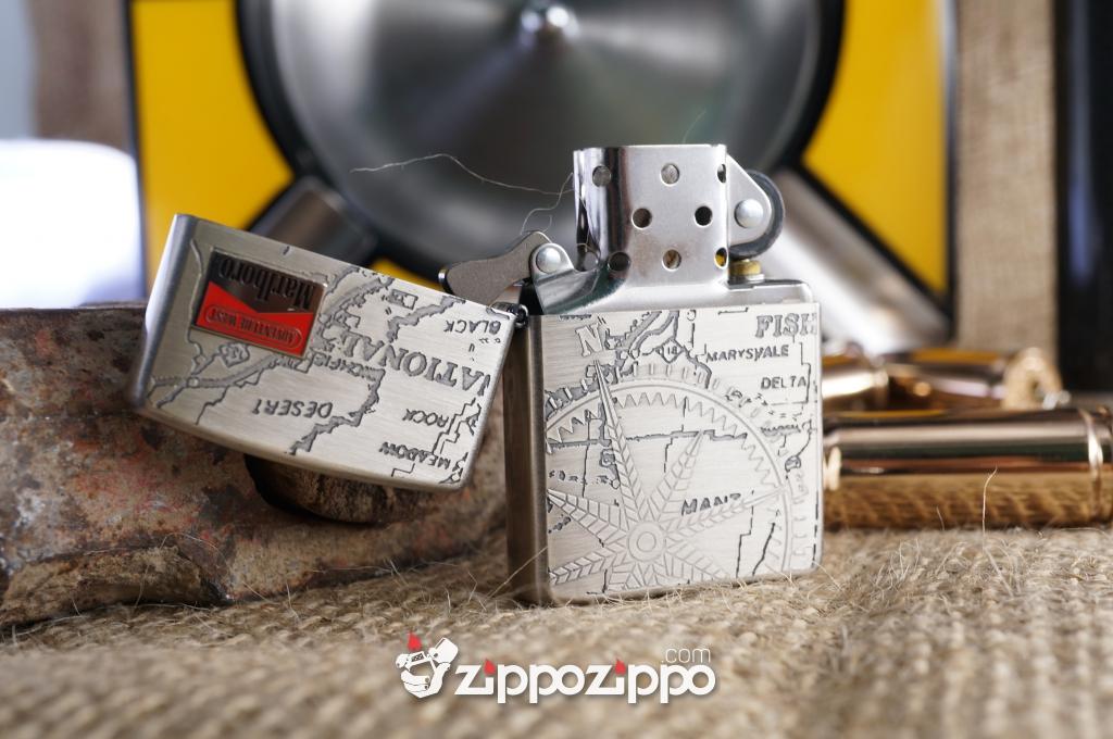 Zippo Malboro La Bàn đỏ