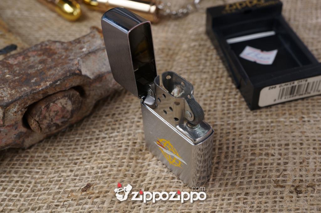 bật lửa zippo cổ logo máy bay sản xuất năm 1990