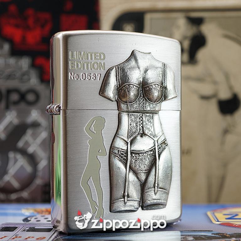 Zippo Cổ Limited Edition Màu Bạc Sản Xuất Năm 1996