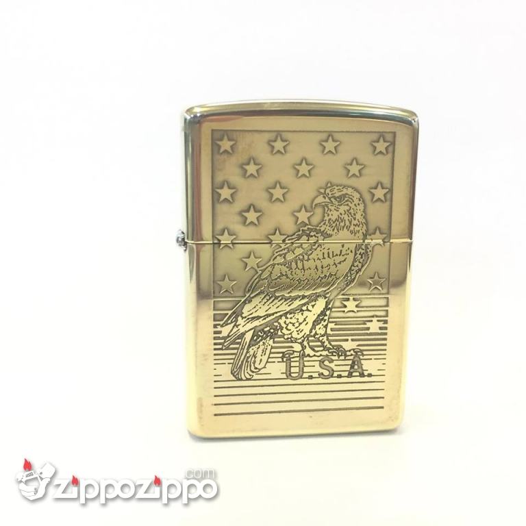 bật lửa zippo cổ khắc đại bàng in cờ mỹ sản xuất năm 1994