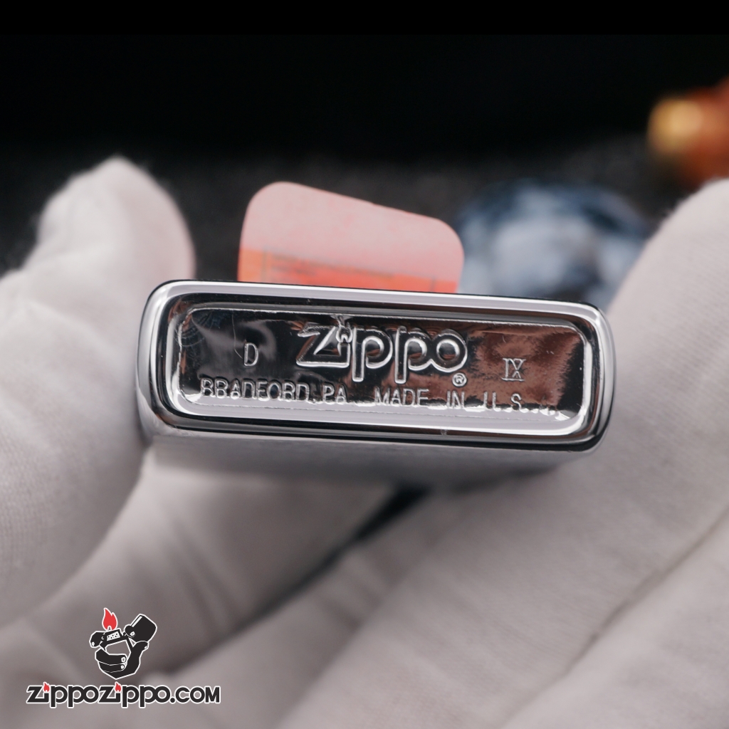 Bật lửa zippo cổ Motorola IX mầu bạc (1993)