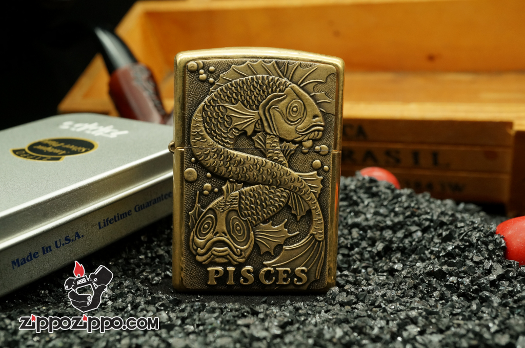 BẬT LỬA ZIPPO LA MÃ XIII 1997 – CUNG HOÀNG ĐẠO PISCES
