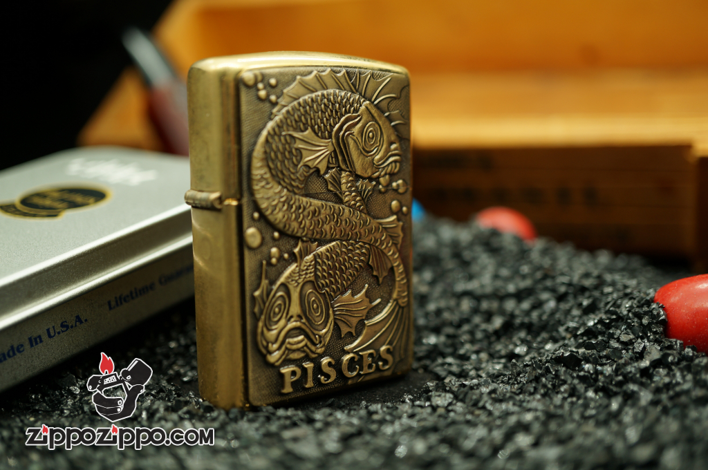 BẬT LỬA ZIPPO LA MÃ XIII 1997 – CUNG HOÀNG ĐẠO PISCES