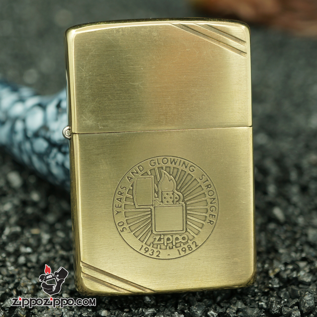 Zippo cổ đồng nguyên chất chu niên 1932-1982