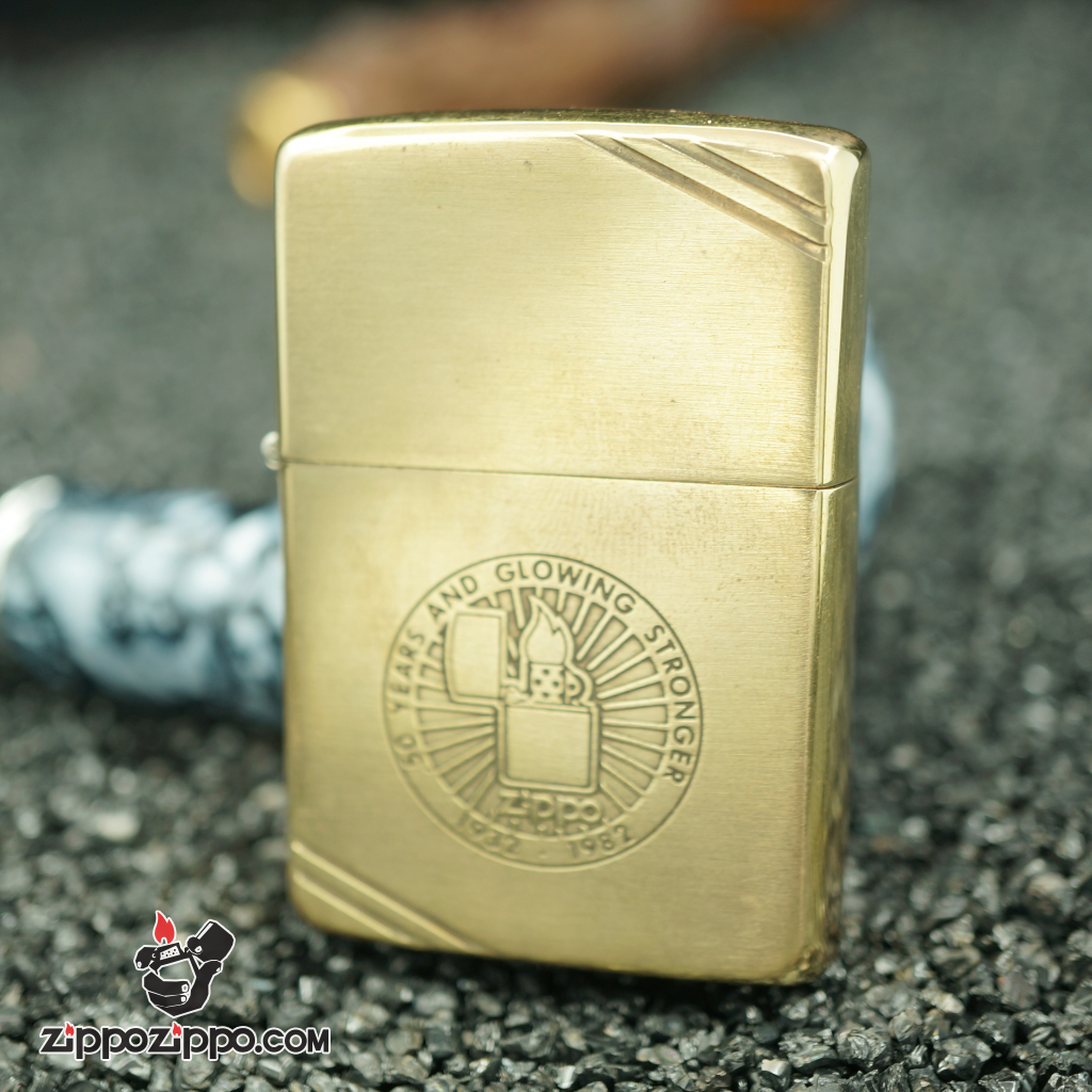 Zippo cổ đồng nguyên chất chu niên 1932-1982