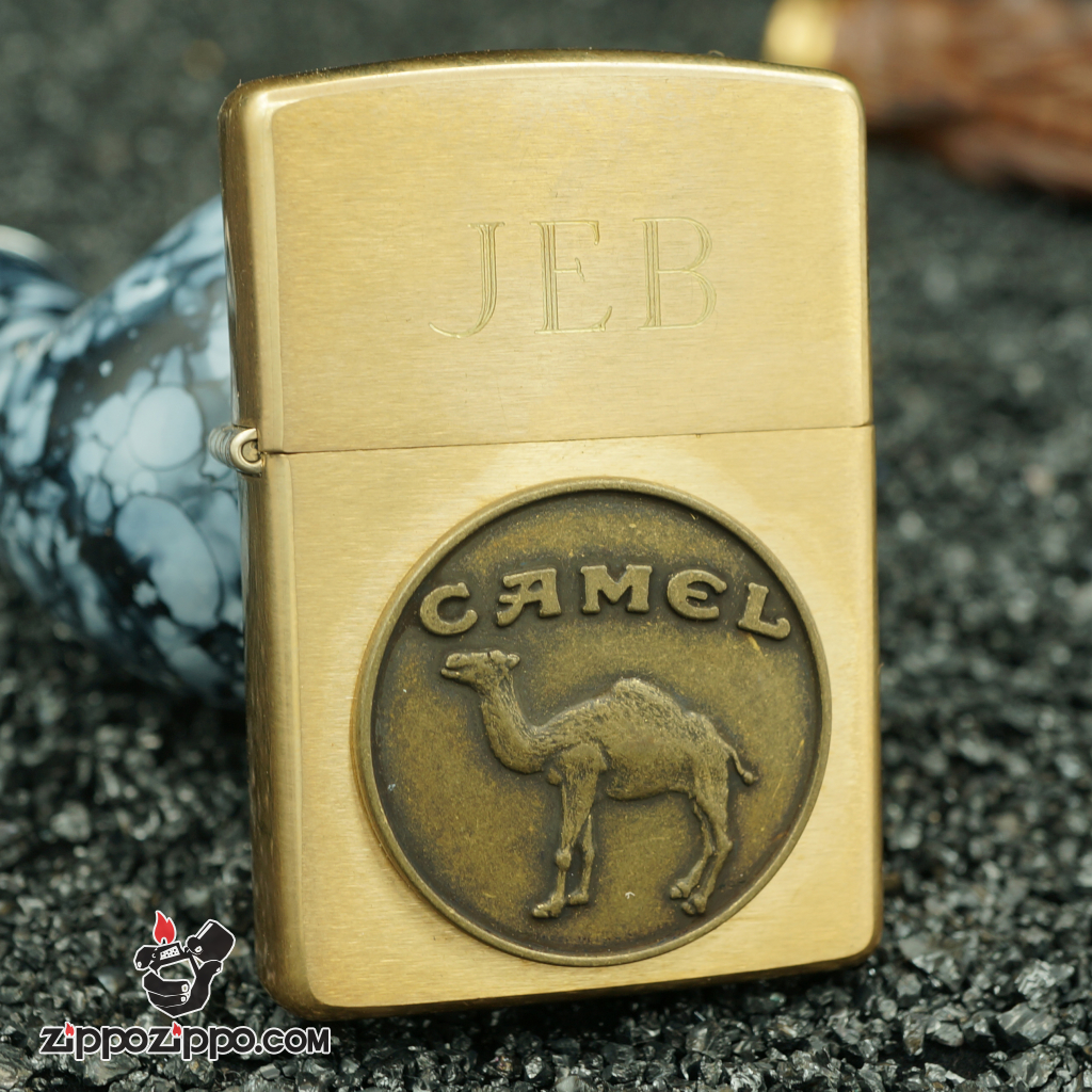 zippo cổ mầu đồng nguyên chất hình camel chu niên 1932 - 1992