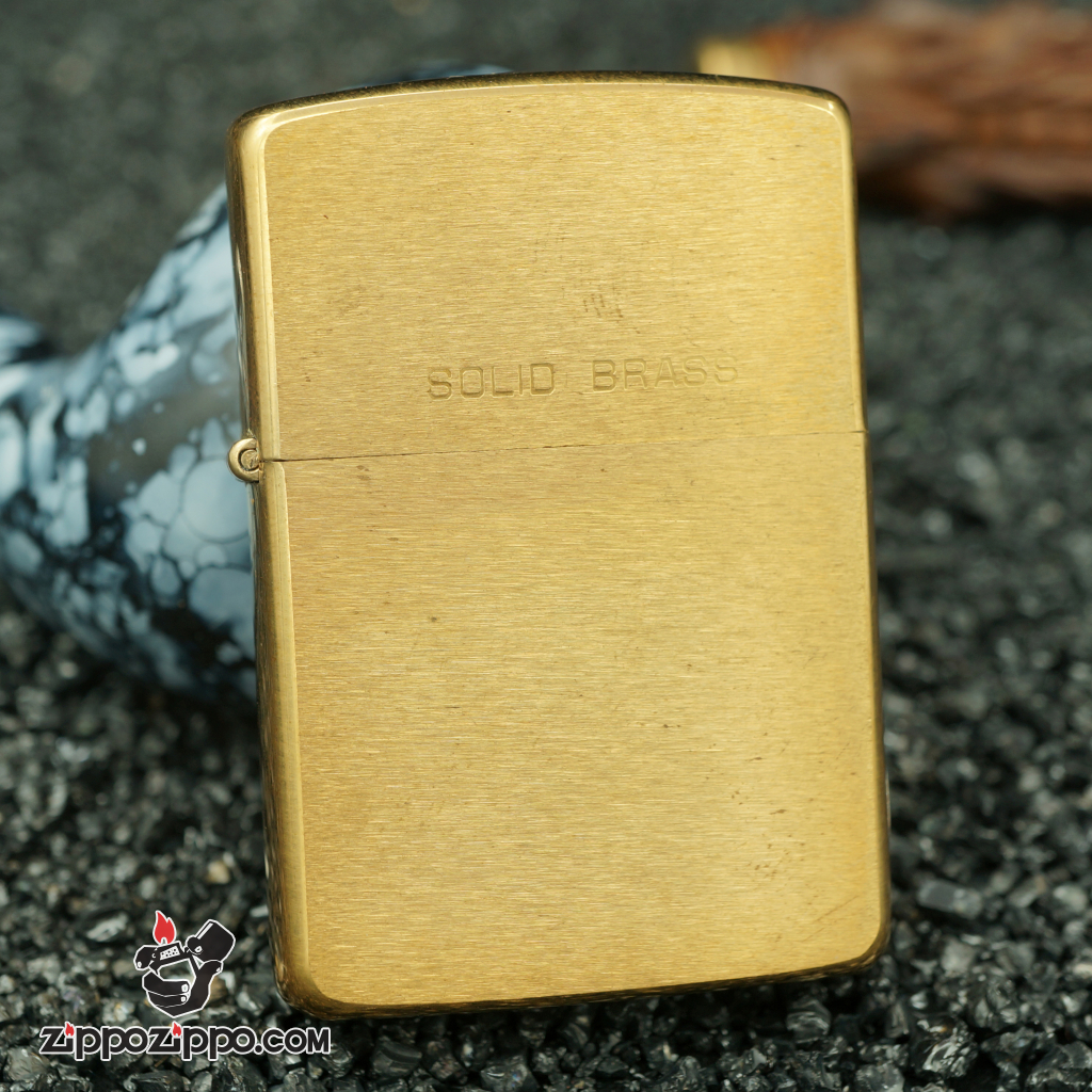 zippo cổ nguyên chất Brass bản bóng chu niên 1932-1988