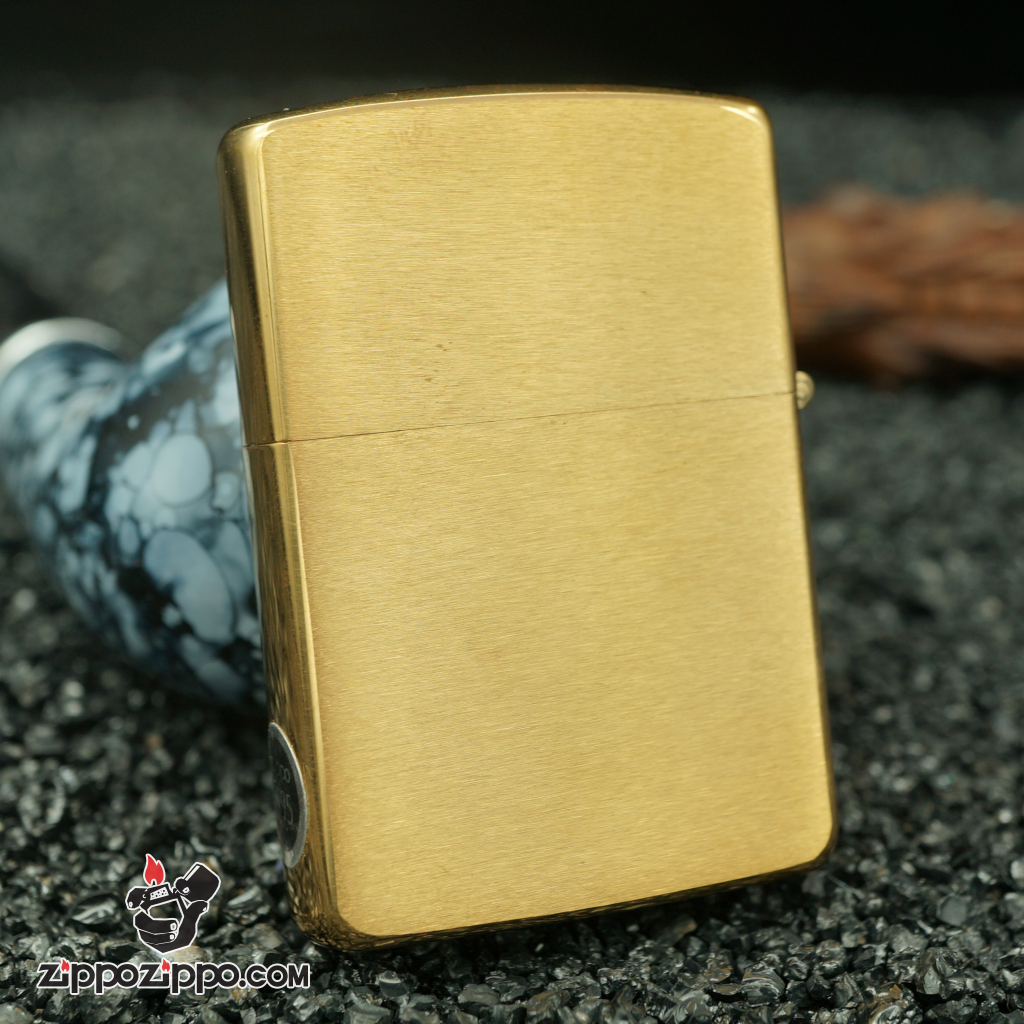 zippo cổ nguyên chất Brass bản bóng chu niên 1932-1988