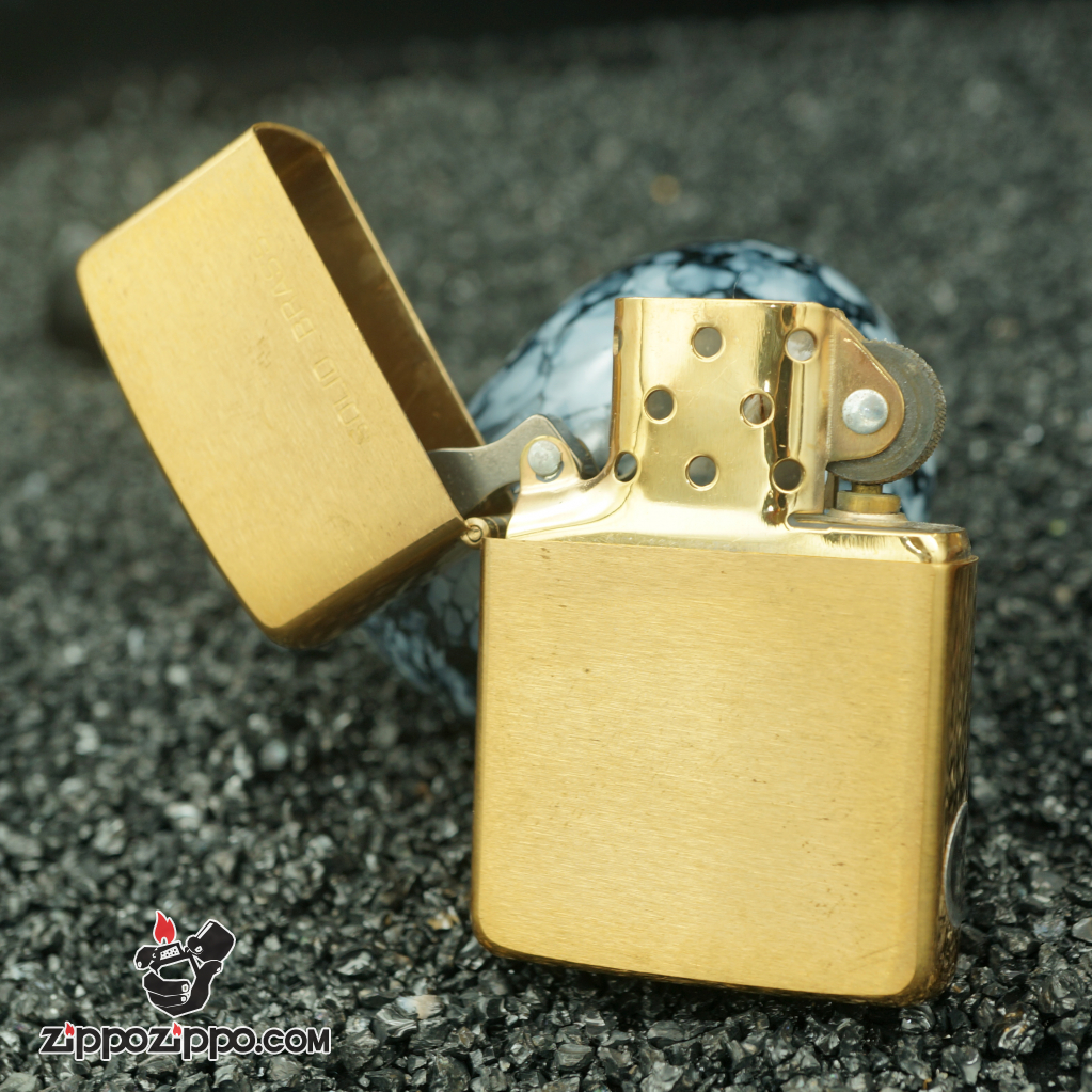 zippo cổ nguyên chất Brass bản bóng chu niên 1932-1988