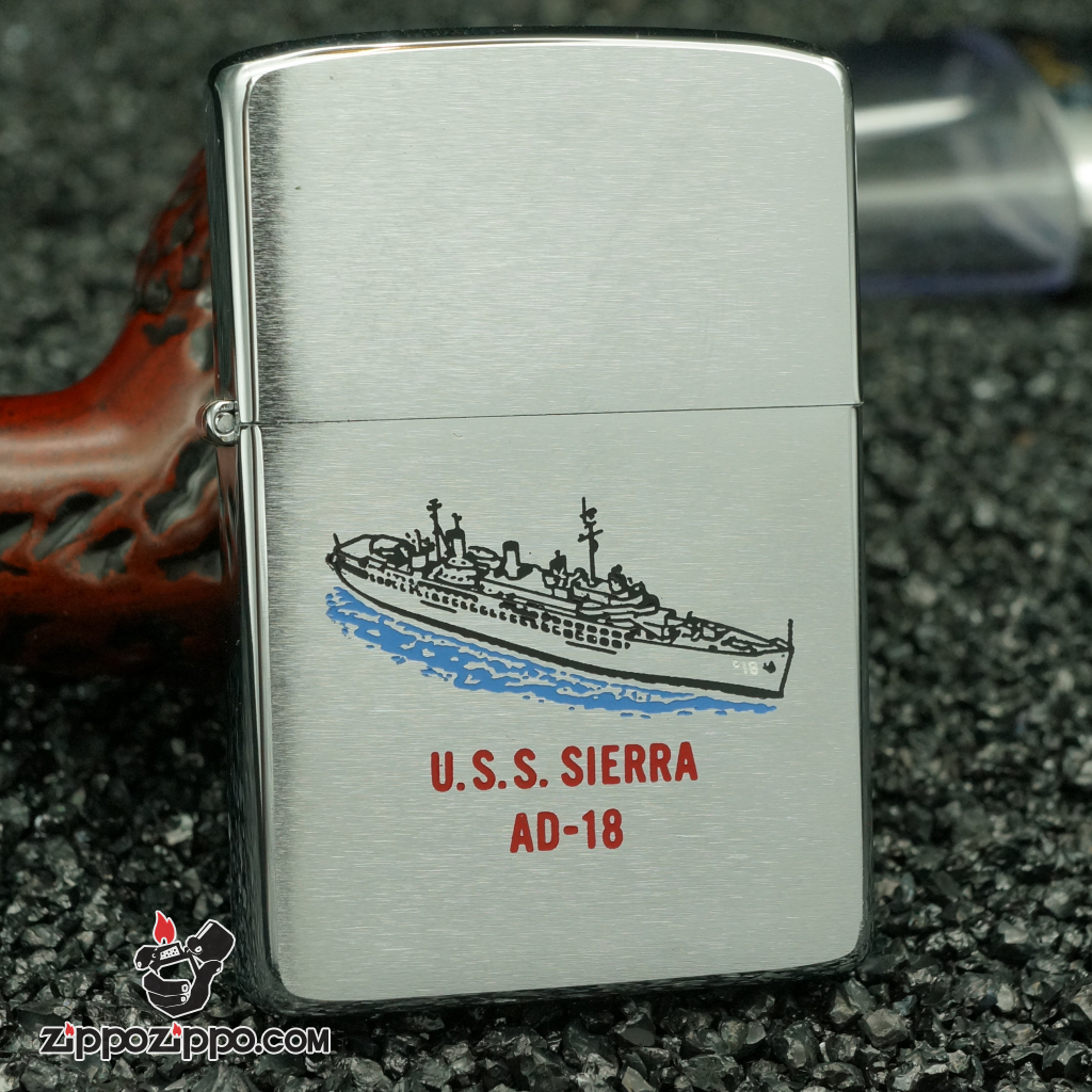 zippo cổ tầu chiến USS Sierra 1984