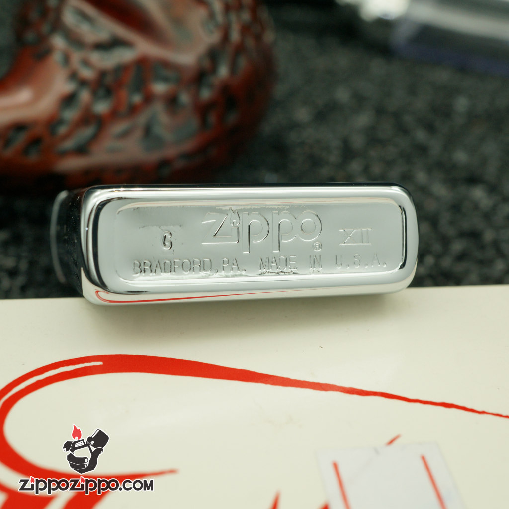 zippo cổ la mã valentine mầu bạc sản xuất năm 1996