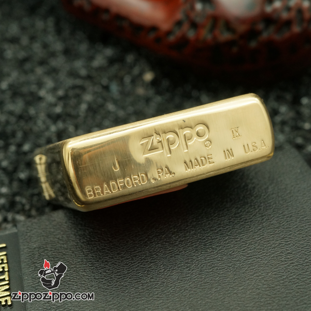 Zippo cổ Jack Daniel's đồng nguyên chất sản xuất năm 1993