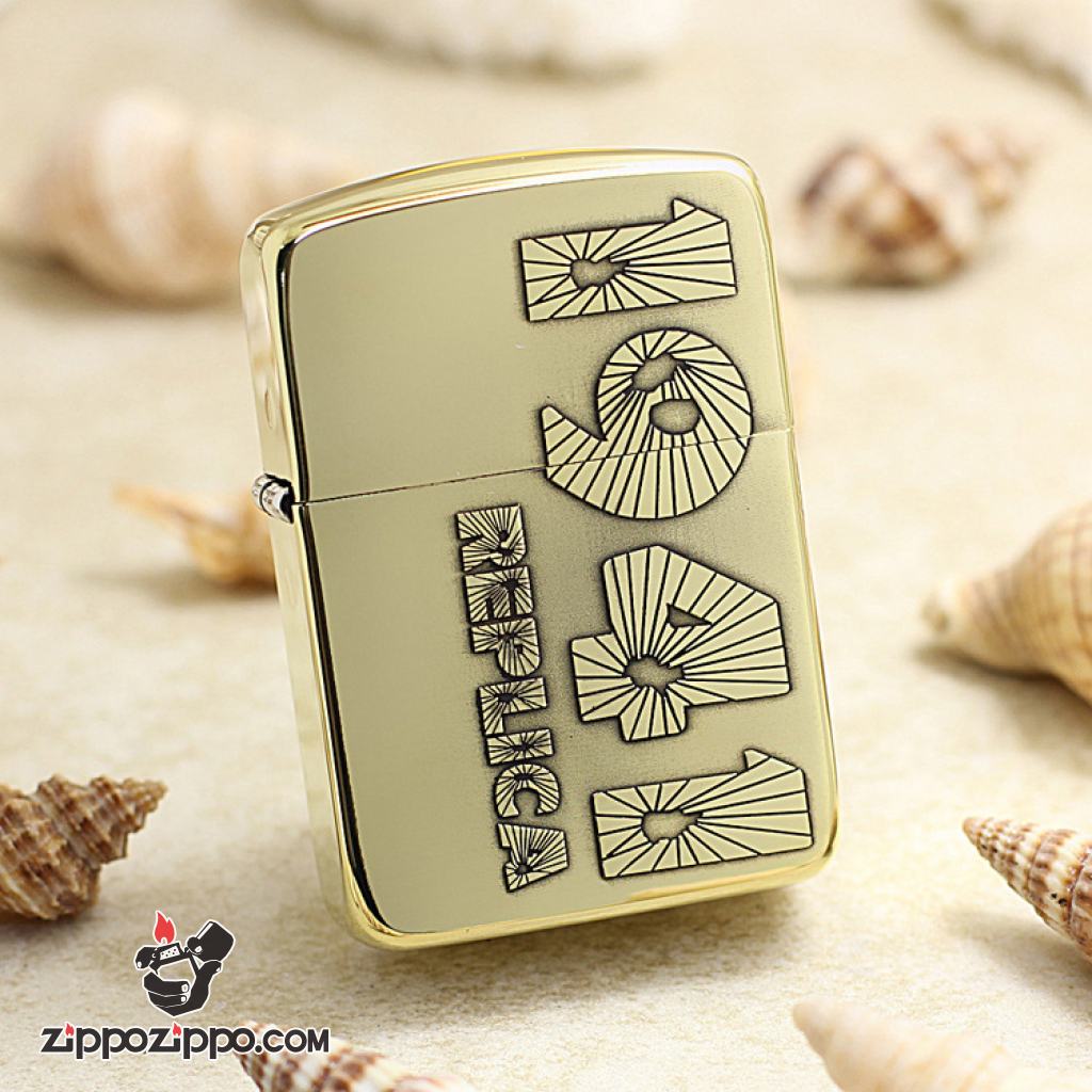 Bật Lửa Zippo Replica 1941 Khắc Nổi Màu Đồng Sang Trọng