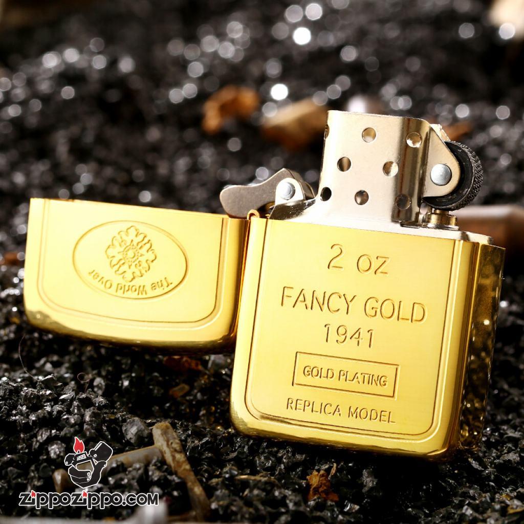 Bật Lửa Zippo Phiên Bản 1941 Mạ Vàng Fancy Gold