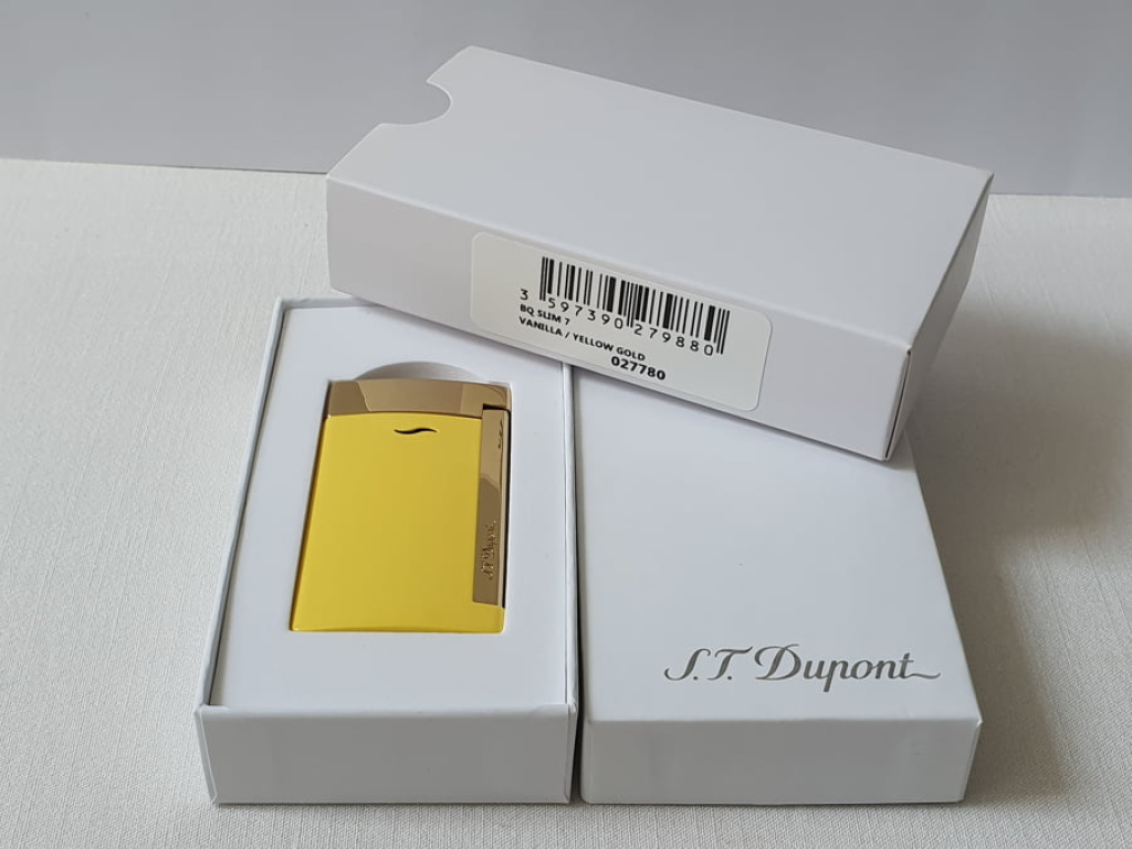 S.T. Dupont Slim 7 Vanilla Yellow Gold 027780