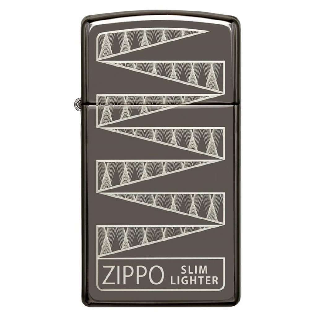 Zippo Slim Black Ice 65th Anniversary Collectible – 49709