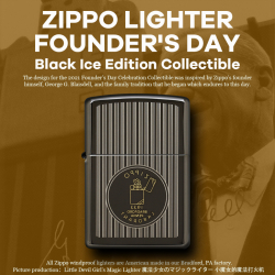Bật Lửa Zippo  49629 - Kỷ Niệm Ngày Sinh Ông Tổ Zippo Bản đen - Mã SP: ZPC3312 