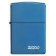 Bật Lửa Zippo Phủ Bóng Màu Xanh Sapphire - Logo Zippo SKU 20446ZL – Zippo Sapphire Zippo Logo