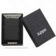 Bật Lửa Zippo Sơn Màu đen Nhám Gân - SKU 236 – Zippo Black Crackle