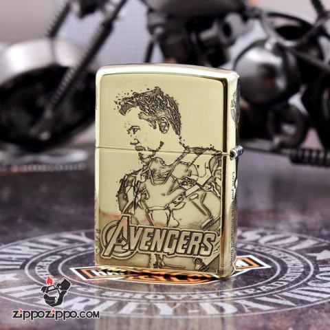 Bật lửa Zippo chính hãng đồng khắc hoa văn đối xứng amor