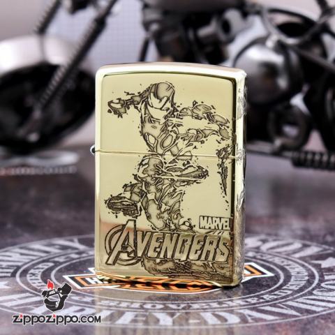 Bật lửa Zippo chính hãng đồng khắc hoa văn đối xứng amor