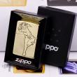 Bật lửa Zippo chính hãng đồng khối khắc cô gái biêu tượng zippo bản amor