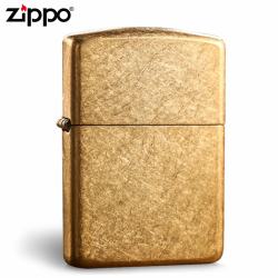 Bật lửa Zippo chính hãng mờ cát vàng xước Vỏ Dày - Mã SP: ZPC0205