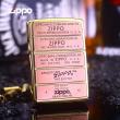 Bật lửa Zippo đồng khối khắc 12 mộc đáy zippo qua các thời kỳ Bản Hai Màu
