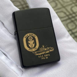 Bật Lửa Zippo La Mã Năm 1987- Uss Curis Ffg-38 - Mã SP: ZPC4147