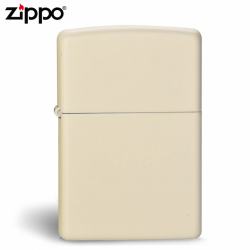 Bật Lửa Zippo Sơn Màu Trắng Kem - SKU 216 – Zippo Cream Matte - Mã SP: ZPC2096