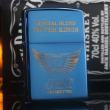 Bật Lửa Zippo Màu Xanh Khắc Mạ Vàng Hình Bao  JET