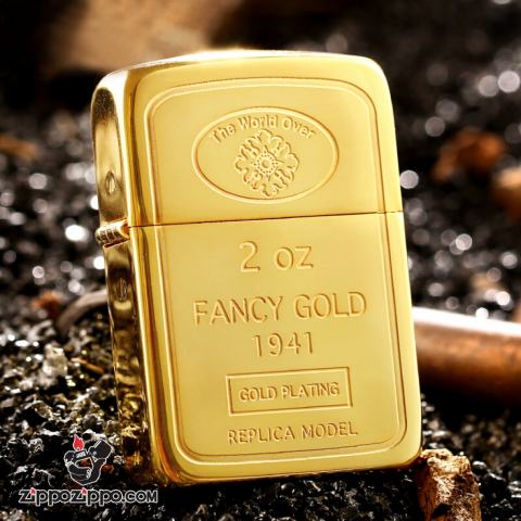 Bật Lửa Zippo Phiên Bản 1941 Mạ Vàng Fancy Gold