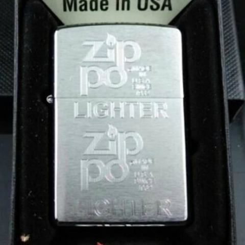 Bật lửa Zippo phiên bản Crom khắc chữ Zippo Lighter