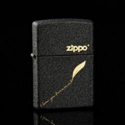 Bật lửa Zippo phiên bản đen nứt in I love you forever - Mã SP: ZPC0699
