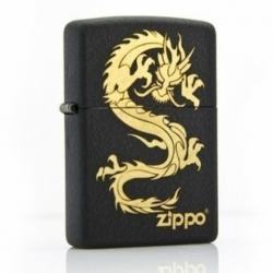 Bật lửa Zippo phiên bản màu đen sơn nứt Jinlong - Mã SP: ZPC0662