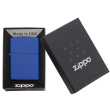 Bật Lửa Zippo Sơn Màu Xanh Hoàng Gia - SKU 229 – Zippo Royal Blue Matte