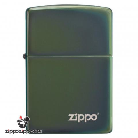Bật Lửa Zippo Phủ Bóng Màu Xanh Lá - Logo Zippo SKU 28129ZL – Zippo Chameleon with Zippo Logo